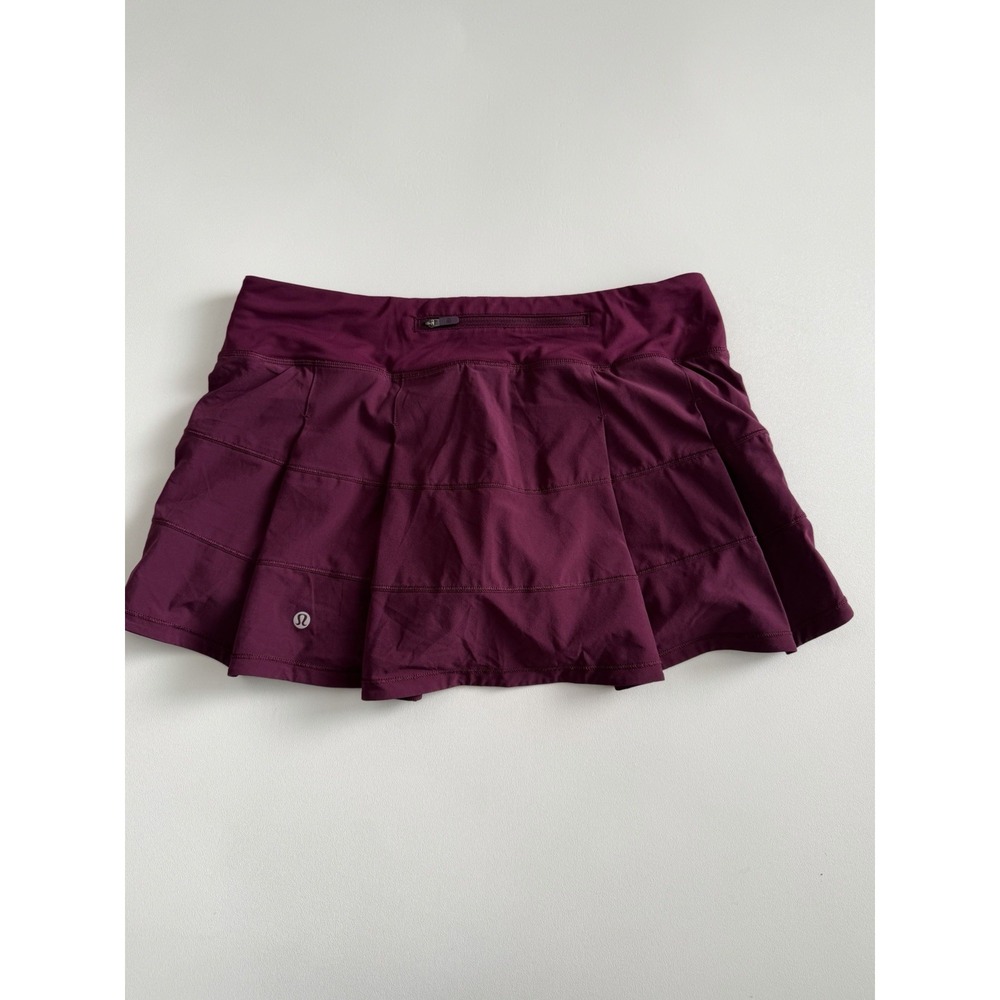 Lululemon Pace Rival Skirt II Sz 8 Stretch Marvel Skort